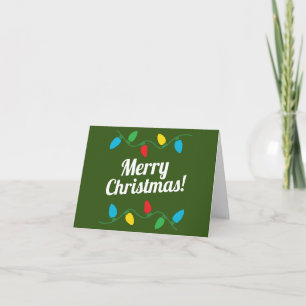 Simple Traditional Christmas Invitation Card