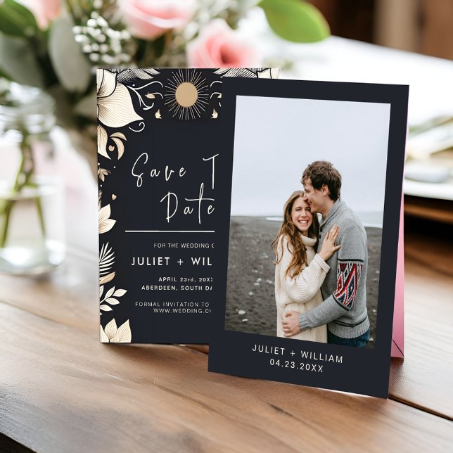 Simple Traditional Marriage Vow Renewal Wedding Save The Date (Creator Uploaded)