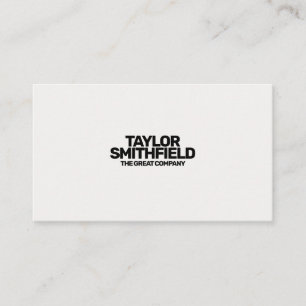 Simple Trendy Modern Business Card