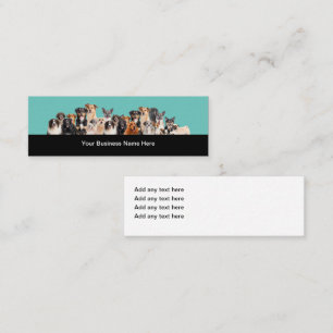 Simple Trendy Pet Dog Theme Business Cards