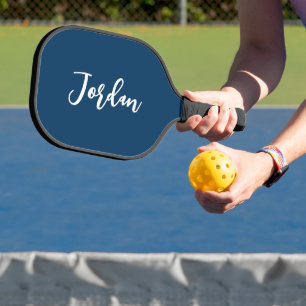 Simple Trendy Script Name Right Handed Your Colour Pickleball Paddle