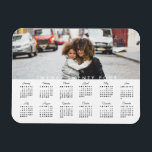 Simple Trendy Typography 2024 Photo Calendar Magnet<br><div class="desc">This personalised calendar magnet is perfect for planning upcoming monthly events. Featuring trendy modern typography and add your own photo. Add your custom wording to this design by using the "Edit this design template" boxes on the right-hand side of the item or click the blue "Customise it" button to arrange...</div>