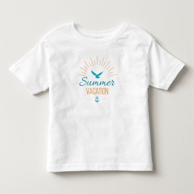 Simple Tropical Summer Vacation | Shirt (Front)