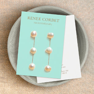 Simple Turquoise Earring Display Card