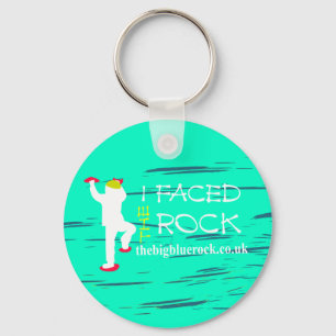 simple turquoise key ring