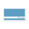 Simple Two colour business card, blue and white