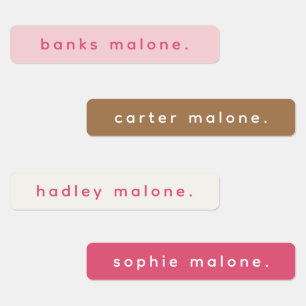 Simple Type Boho Kids Waterproof Name