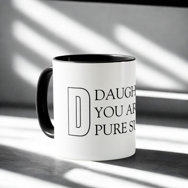 Simple Typography Daughter's Mug (Creator Uploaded)