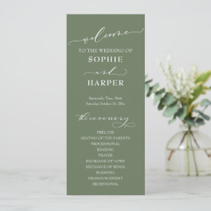 Simple Typography, Elegant Calligraphy Olive Program