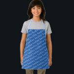 Simple Typography Kids Name Apron<br><div class="desc">Personalised Simple Typography Kids Name Apron.</div>