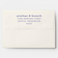 Simple Typography Minimalist Modern Purple Wedding