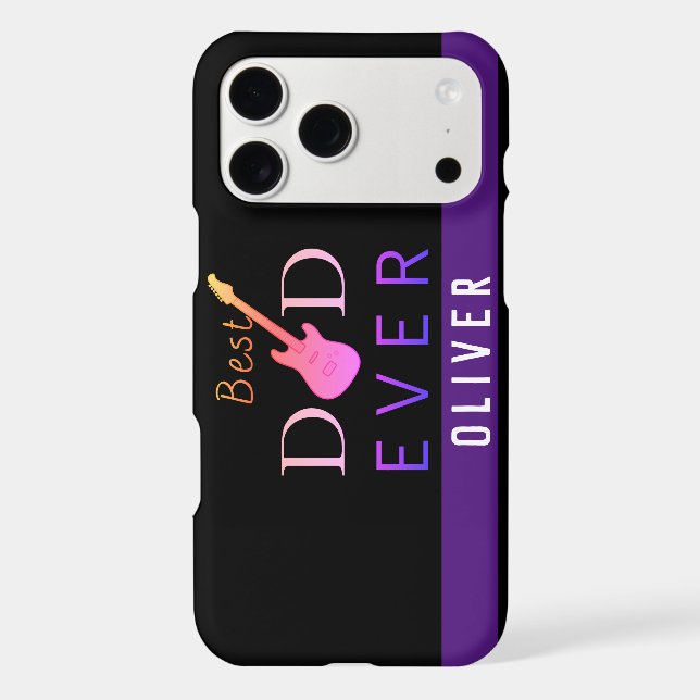 Simple Typography Modern Best Dad Ever Fathers Day (Back)