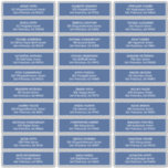 Simple Typography Wedding Guest Names Address<br><div class="desc">Composed of simple and contrasting sized sans serif typography. These elements are simple,  no-nonsense,  and modern. This has 30 stickers. 
 
 This is designed by White Paper Birch Co. exclusive for Zazzle.
 
 Available here:
 http://www.zazzle.com/store/whitepaperbirch</div>