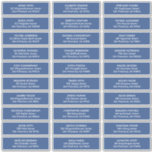 Simple Typography Wedding Guest Names Address<br><div class="desc">Composed of simple and contrasting sized sans serif typography. These elements are simple,  no-nonsense,  and modern. This has 30 stickers. 
 
 This is designed by White Paper Birch Co. exclusive for Zazzle.
 
 Available here:
 http://www.zazzle.com/store/whitepaperbirch</div>