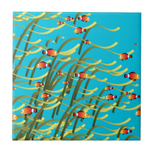 Simple underwater scene tile