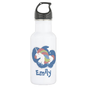 Simple Unicorn Rainbow Colourful Kids  532 Ml Water Bottle