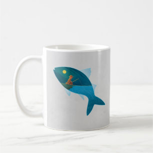 Simple Unique Creativity Imaginative Fisherman Coffee Mug