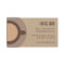 Simple Unique Kraft Loyalty Card Coffee Shop