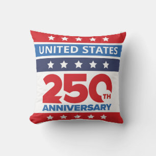 Simple United States 250th Anniversary Cushion
