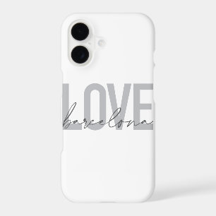 Simple, urban, modern, cool design Love Barcelona