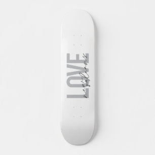 Simple, urban, modern cool design Love New Orleans Skateboard