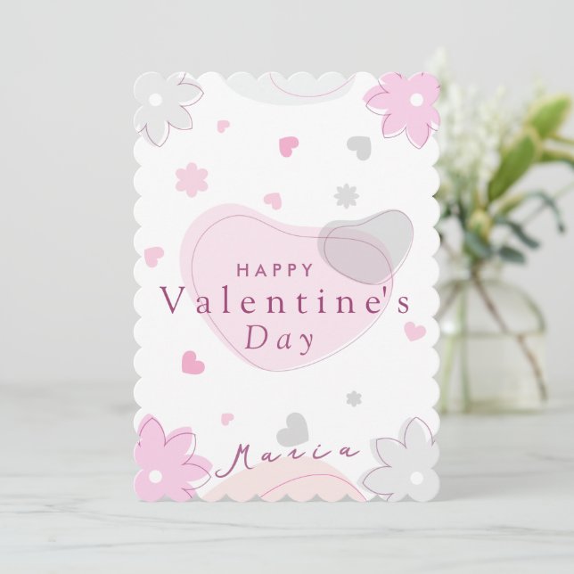Simple Valentine's Day Card (Standing Front)