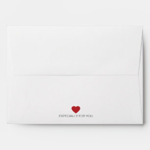 Simple Valentine's Day Personalised Envelopes 5x7