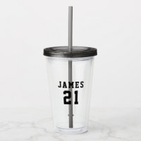 Simple Varsity Name Number