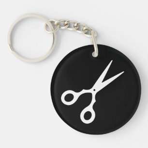 Simple Vector Scissors (Pick Your Own Colour) Key Ring