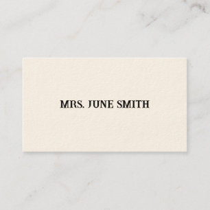 Simple Victorian Calling Cards