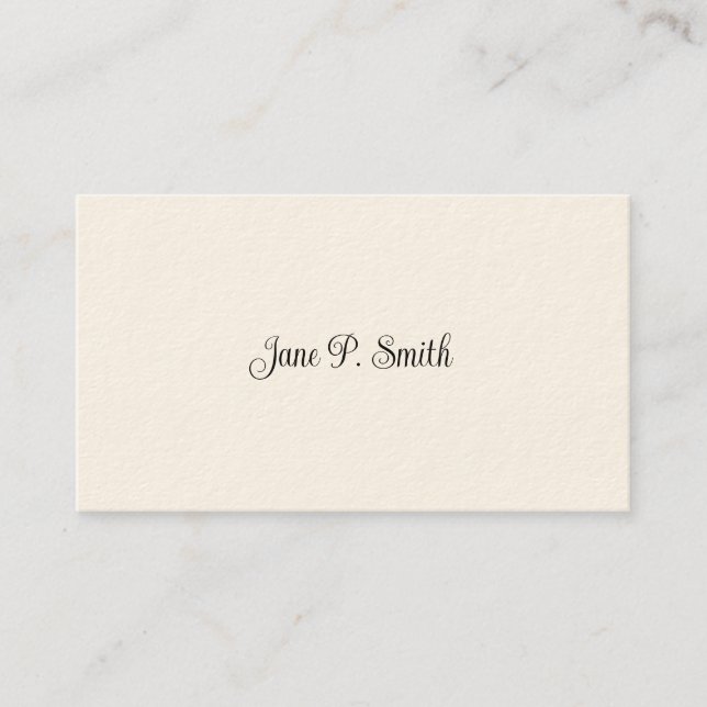 Simple Victorian Calling Cards (Front)
