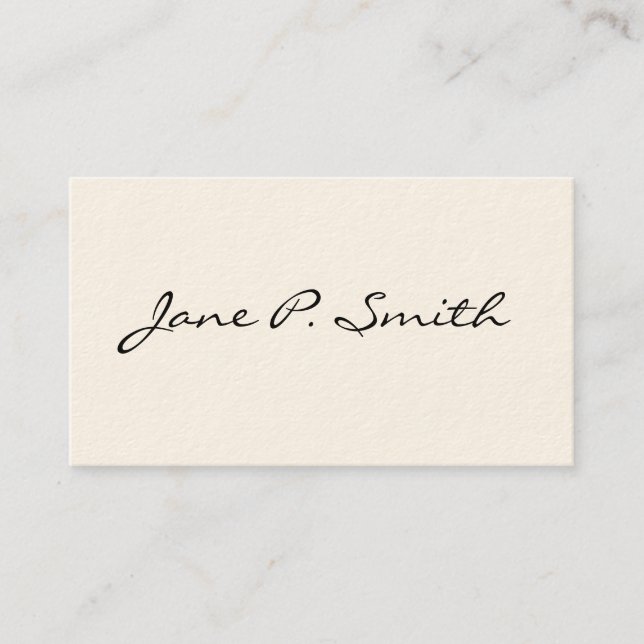 Simple Victorian Calling Cards (Front)