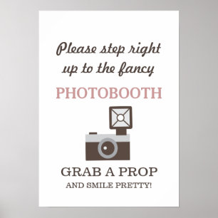 Simple Vintage Camera Photobooth Sign
