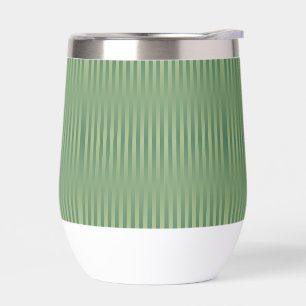 Simple Vintage Olive Sage Green Gradient Striped