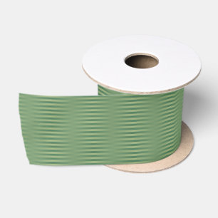 Simple Vintage Olive Sage Green Gradient Striped Satin Ribbon