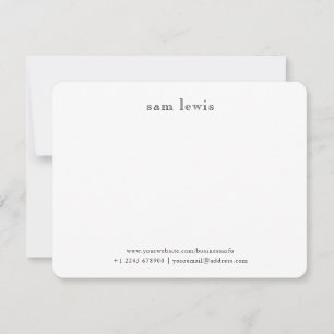 Simple Vintage Retro Typography Card