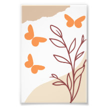 simple wall art with the buttreflies 