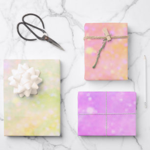 Simple warm coloured wrapping paper sheet