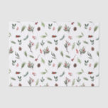 Simple Warm Red Winter Watercolor Christmas Tissue Paper<br><div class="desc">Looking for a modern and simple tissue paper that will make your holiday wrapping gorgeously unique? Our Simple Warm Red Winter Watercolor Christmas Tissue Paper is decorated with hand painted winter pine and festive red berry botanical greenery watercolor designs. Making it perfect for wrapping jewellery, small gifts, party favours and...</div>