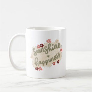 Simple Warm Reminder Joy Sunshine Happiness Soft Coffee Mug
