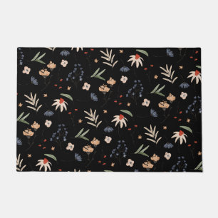 Simple watercolor flowers 1 doormat