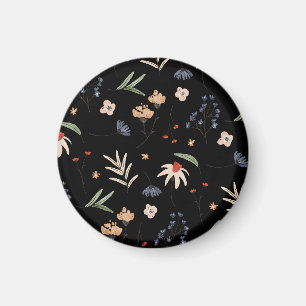 Simple watercolor flowers 1 magnet