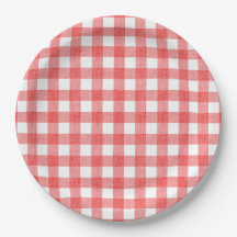 Simple watermelon gingham