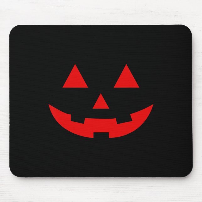 Simple Watermelon Jack O Lantern Summer Halloween  Mouse Pad (Front)
