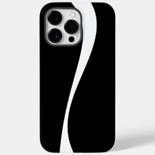 Simple Waves 2 - Black and White Case-Mate iPhone 14 Pro Max Case