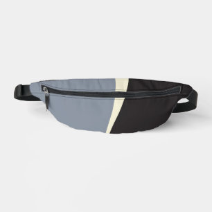 Simple Waves 2 in Black, Grey and Cream Bum Bags