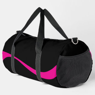 Simple Waves 2 in Magenta and Black Duffle Bag