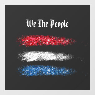 *~* Simple WE THE PEOPLE - American Flag Modern