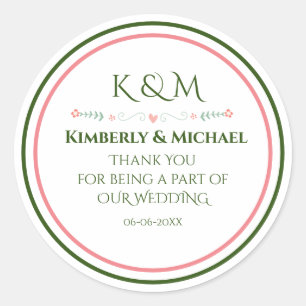 Simple Wedding Envelope Seal
