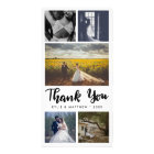Simple Wedding Five Photos Thank You